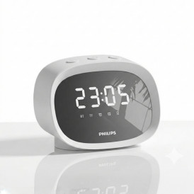 Колонка Philips TAS2909 3W с часами, беспроводная, настольная