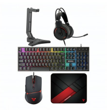 Комплект Fantech P51, проводной (5в1) клавиатура + мышь + коврик + наушники + подставка