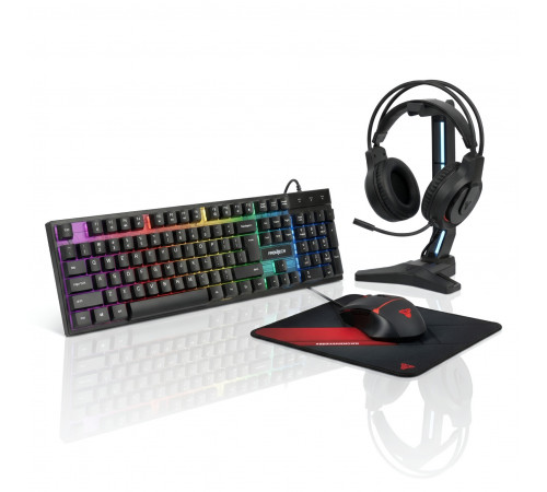 Комплект Fantech P51 (5в1) клавиатура + мышь + коврик + наушники + подставка