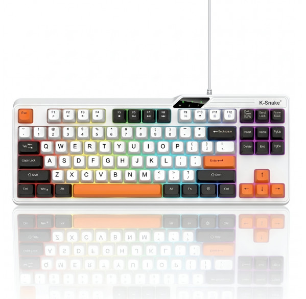 Комплект K-Snake KM-870, проводной (2в1) клавиатура + мышь
