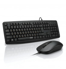 Комплект | 2 в 1 | клавиатура + мышь | Rapoo NX1600 | EN+RU+TM | USB