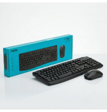 Комплект Rapoo X1800PRO (EN+RU+TM), беспроводной (2в1) клавиатура + мышь