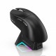 Мышь AULA SC610, чёрный (игровая, беспроводная, с док-станцией)