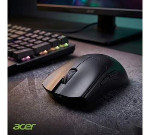Мышь Acer OMR253 черная, игровая, беспроводная