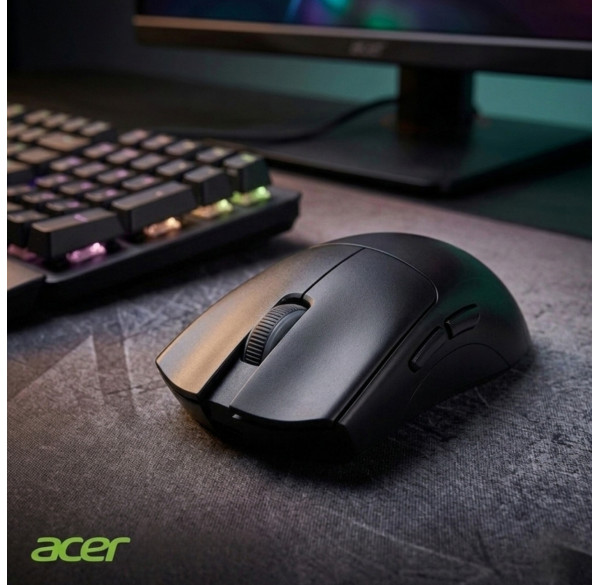 Мышь Acer OMR253 черная, игровая, беспроводная