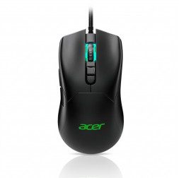 Мышь Acer OMW210, черная, игровая, проводная