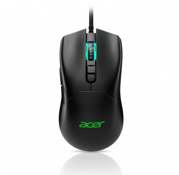 Мышь Acer OMW210, черная, игровая, проводная
