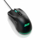 Мышь Acer OMW210, черная, игровая, проводная