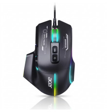 Мышь Acer OMW950, черная, игровая, проводная