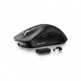 Мышь Attack Shark R1 чёрная, игровая, беспроводная, перезаряжаемая