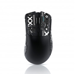 Мышь Attack Shark R1 чёрная, игровая, беспроводная, перезаряжаемая