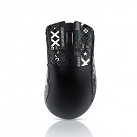 Мышь Attack Shark R1 чёрная, игровая, беспроводная, перезаряжаемая