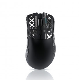 Мышь Attack Shark R1 чёрная, игровая, беспроводная, перезаряжаемая