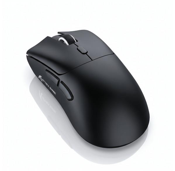 Мышь Attack Shark R1 чёрная, игровая, беспроводная, перезаряжаемая