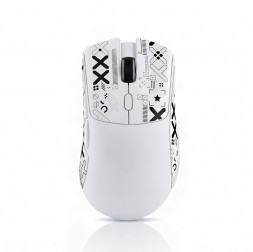Мышь Attack Shark R1 белая, игровая, беспроводная, перезаряжаемая