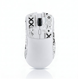 Мышь Attack Shark R1 белая, игровая, беспроводная, перезаряжаемая