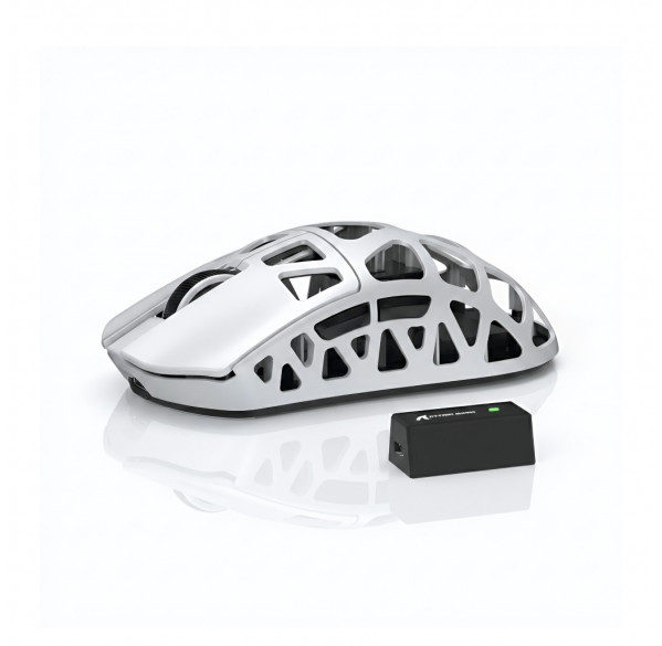 Мышь Attack Shark R3 белая, игровая, беспроводная, перезаряжаемая