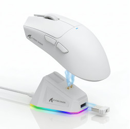 Мышь Attack Shark X11 белая, игровая, беспроводная, перезаряжаемая