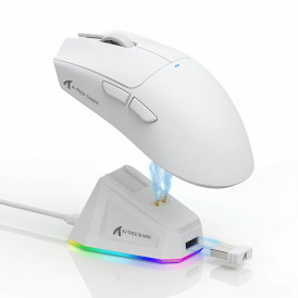 Мышь Attack Shark X11 белая, игровая, беспроводная, перезаряжаемая