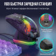 Мышь Attack Shark X2 Pro, чёрный | 4000 DPI | игровая, бесшумная, с зарядной станцией