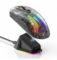 Мышь Attack Shark X2 Pro, чёрный (игровая, бесшумная, с зарядной станцией)