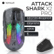 Мышь Attack Shark X2 Pro, чёрный (игровая, бесшумная, с зарядной станцией)