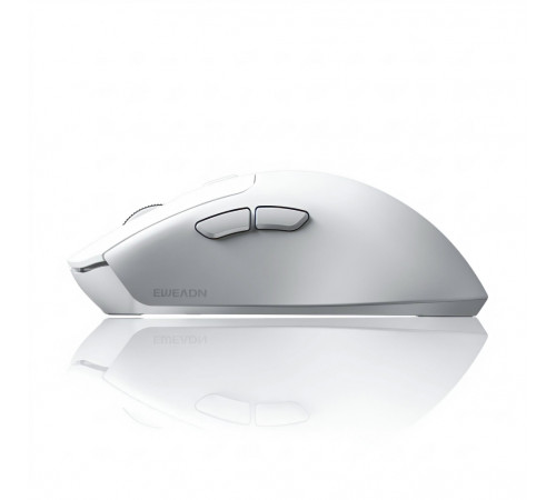 Мышь | EWEADN E7 Pro ◇ белый | 3200 DPI | 2.4 ГГц + Bluetooth + USB