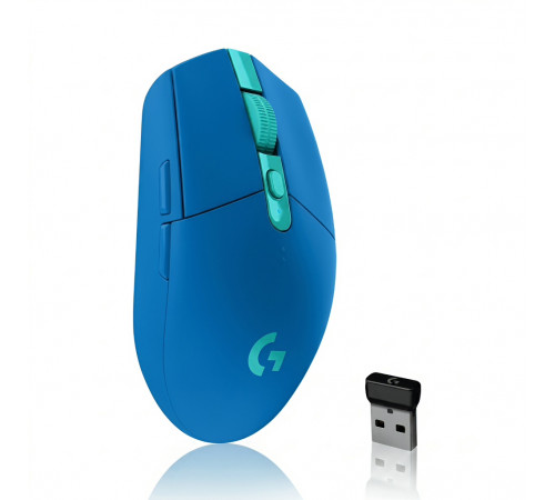 Мышь Logitech G304 LIGHTSPEED, синий | 12000 DPI |  игровая, беспроводная