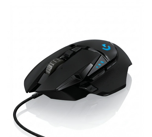 Мышь Logitech G502 HERO, чёрный | 25600 DPI |  игровая, проводная