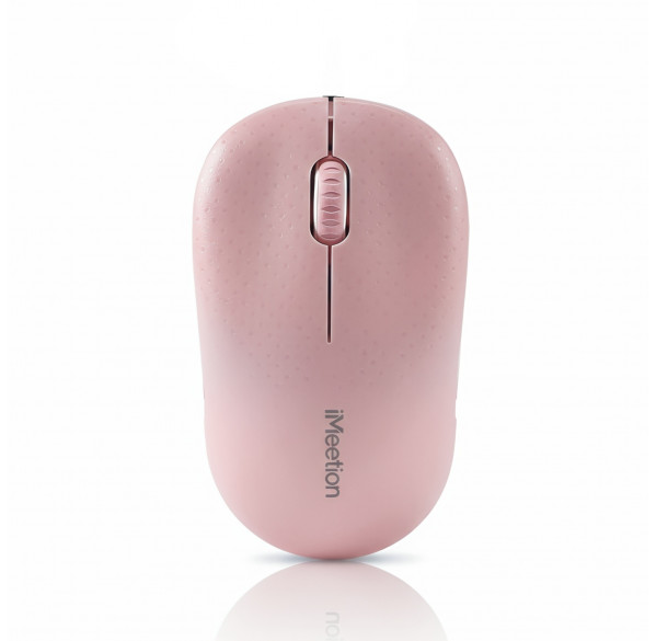 Мышь Meetion R545 розовая, офисная, беспроводная