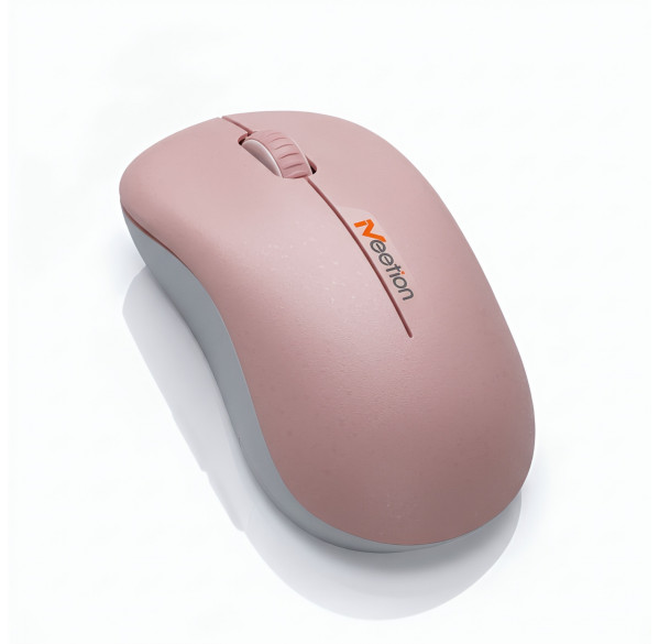 Мышь Meetion R545 розовая, офисная, беспроводная