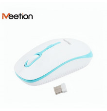 Мышь Meetion R547 белая, офисная, беспроводная
