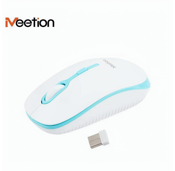 Мышь Meetion R547 белая, офисная, беспроводная