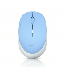 Мышь Meetion R570 Silent синяя, офисная, беспроводная