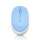 Мышь Meetion R570 Silent синяя, офисная, беспроводная