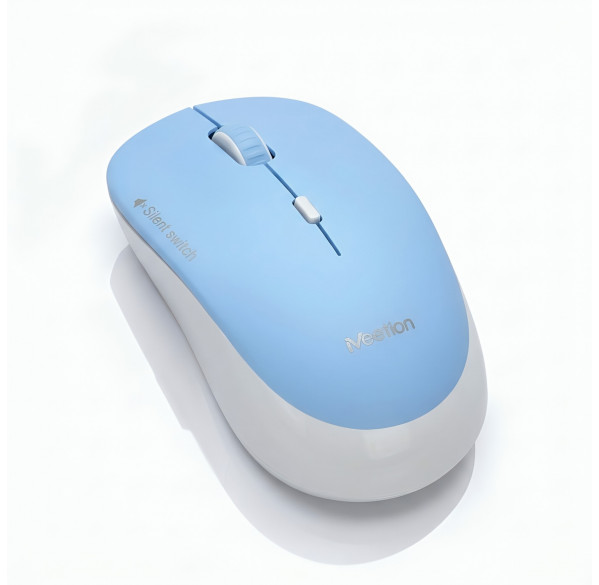 Мышь Meetion R570 Silent синяя, офисная, беспроводная