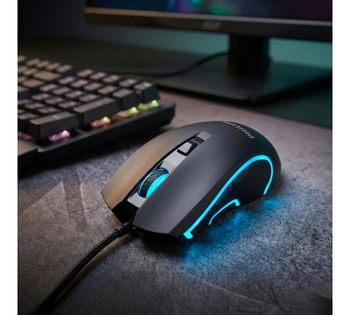 Мышь Philips G413 (игровая, проводная)