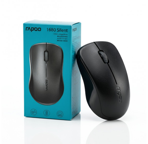 Мышь Rapoo 1680 Silent, офисная, беспроводная