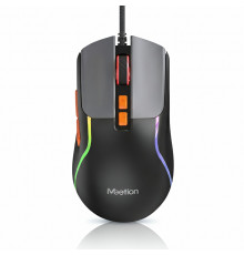 Мышь Smailwolf M18 чёрная, игровая, проводная