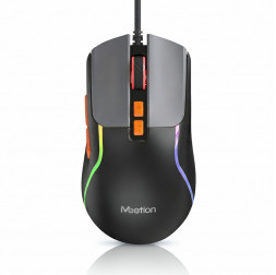 Мышь Smailwolf M18 чёрная, игровая, проводная