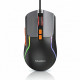 Мышь Smailwolf M18 чёрная, игровая, проводная
