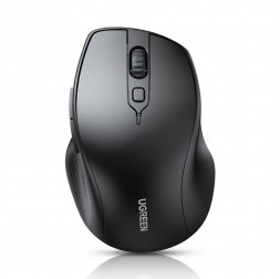 Мышь | UGREEN MU101 Ergonomic | цвет: чёрный | 2.4 ГГц + Bluetooth | бесшумная