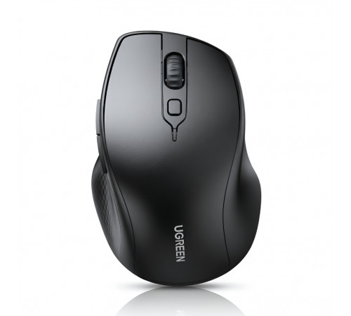 Мышь | UGREEN MU101 Ergonomic | цвет: чёрный | 2.4 ГГц + Bluetooth | бесшумная