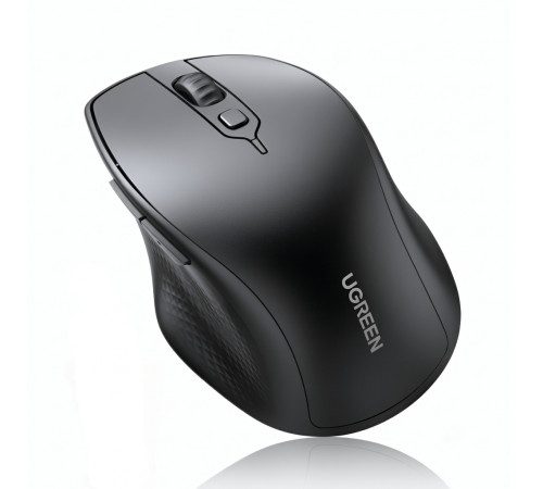 Мышь | UGREEN MU101 Ergonomic | цвет: чёрный | 2.4 ГГц + Bluetooth | бесшумная
