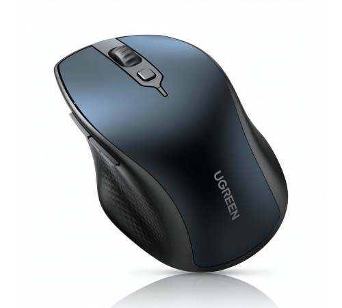 Мышь | UGREEN MU101 Ergonomic | цвет: синий | 2.4 ГГц + Bluetooth | бесшумная