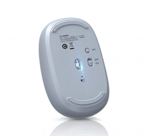 Мышь | UGREEN MU105 | цвет: голубой | 2.4 ГГц | бесшумная