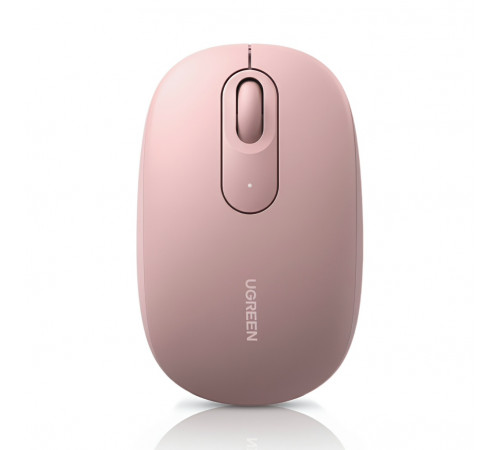 Мышь | UGREEN MU105 | цвет: розовый | 2.4 ГГц | бесшумная