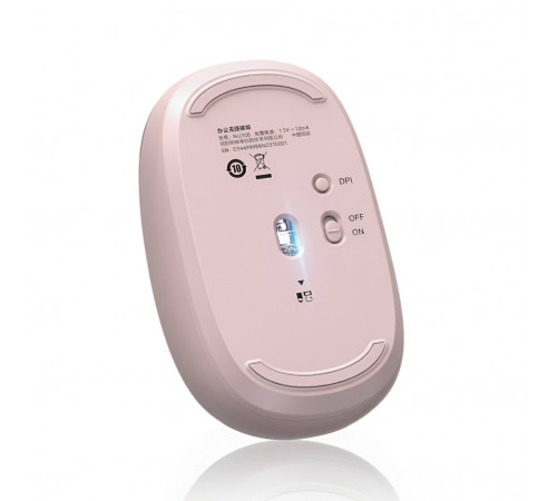 Мышь | UGREEN MU105 | цвет: розовый | 2.4 ГГц | бесшумная
