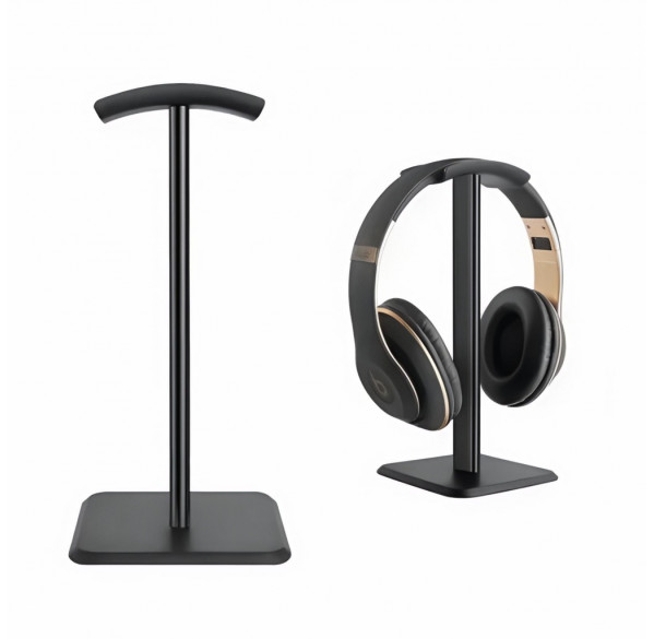 Подставка держатель для наушников, чёрный