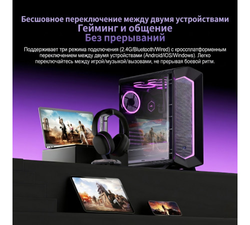 Наушники AULA G7, белый (игровые, беспроводные)